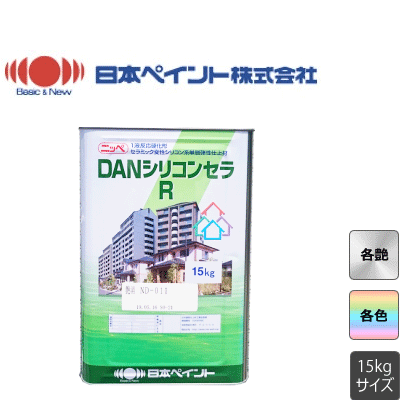 日本ペイント ニッペ :: DANシリコンセラR ローラータイプ 白 ND色